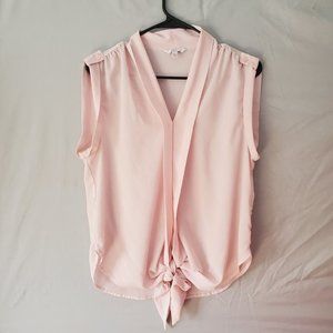 V neck Candies sleeveless blouse w/ tie front